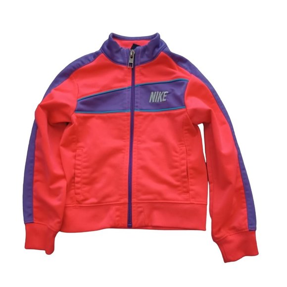 Nike Other - Kids Nike Jacket Retro Vibes Neon Nike Track Jacket”